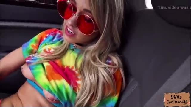 Tiny blonde khloe kapri gives a masturbation show